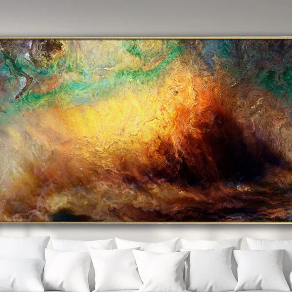 Modern Abstract Art - Large Abstract Wall Art - Modern Wall Art For Living Room