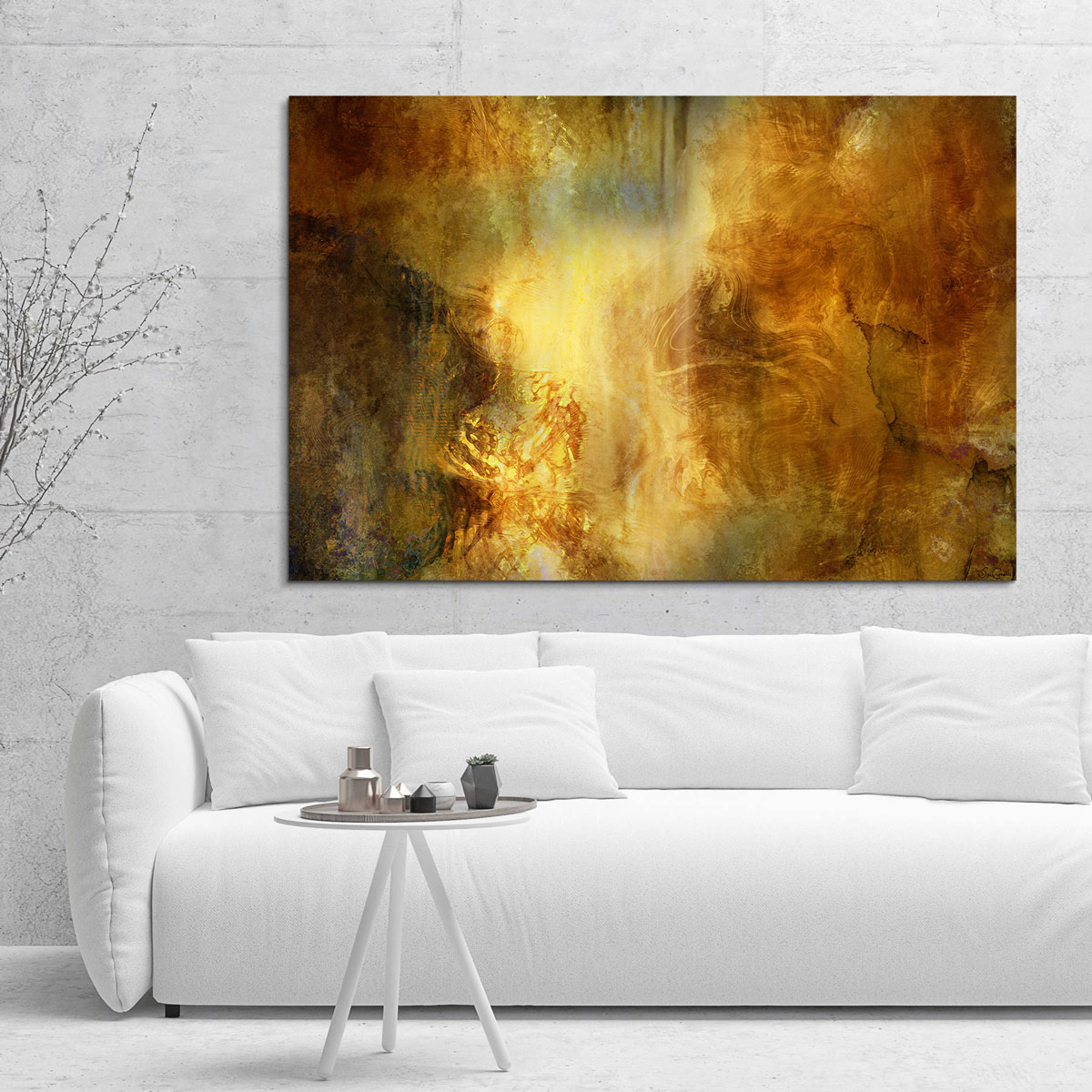 Large Canvas Wall Art Abstract Landscape Painting For Sale
