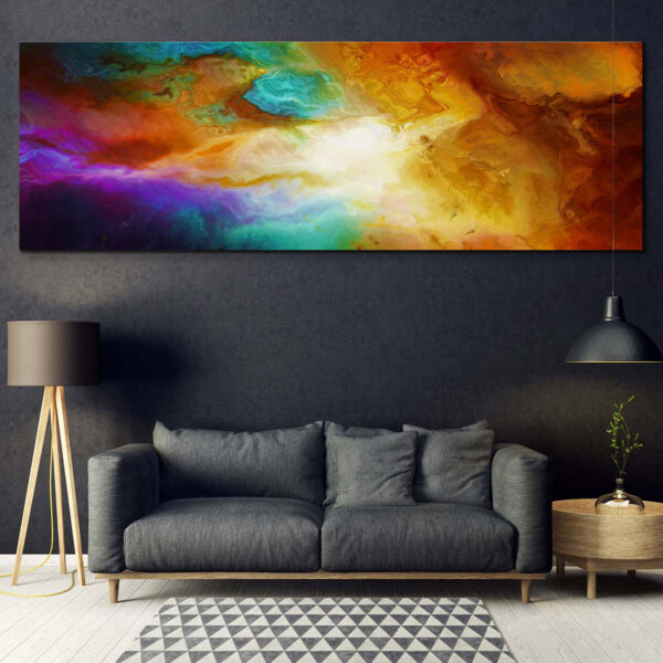Large Abstract Wall Art Above Couch - Modern Wall Art For Living Room