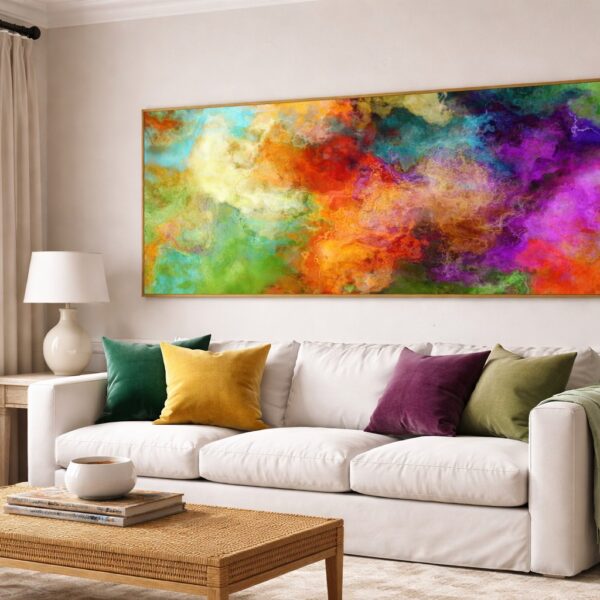 large contemporary abstract art for sale framed wall art canvas print above sofa
