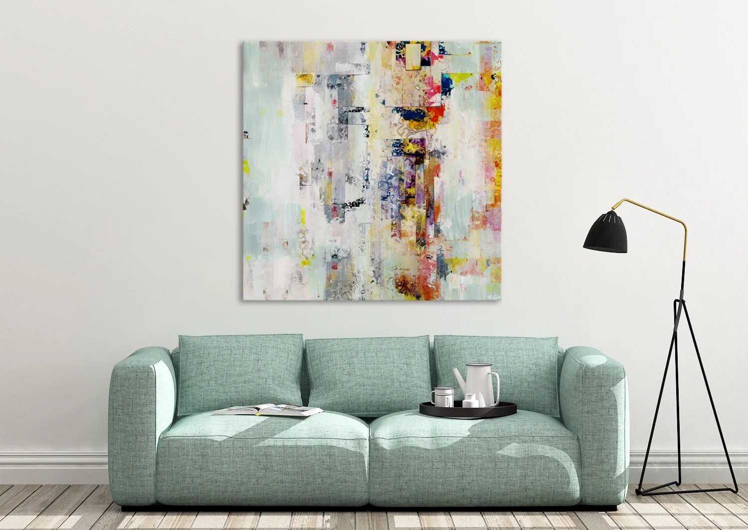 Large Canvas Wall Art Abstract Painting For Sale
