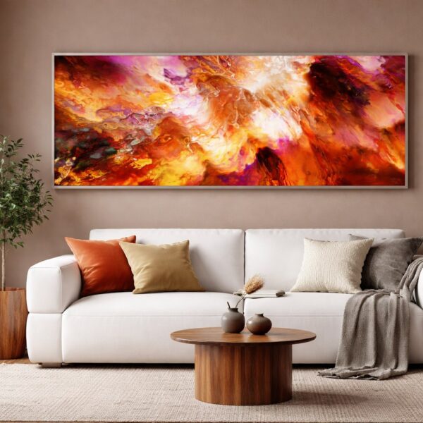 framed canvas modern abstract wall art painting for living room