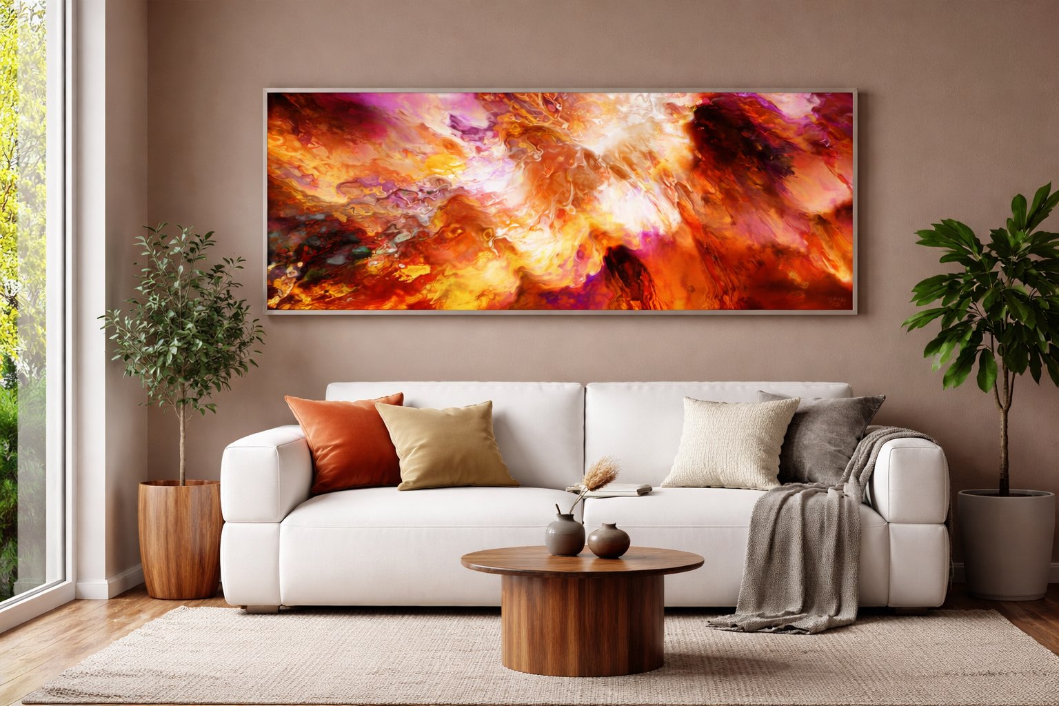 framed canvas modern abstract wall art painting for living room