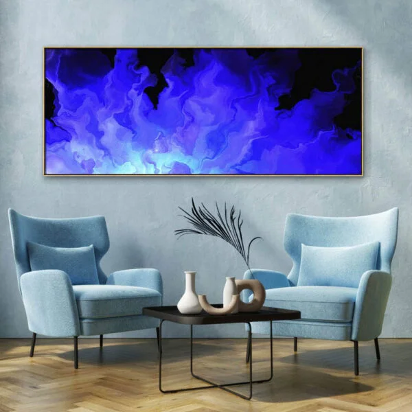 Contemporary Abstract Art - Large Wide Abstract Wall Art