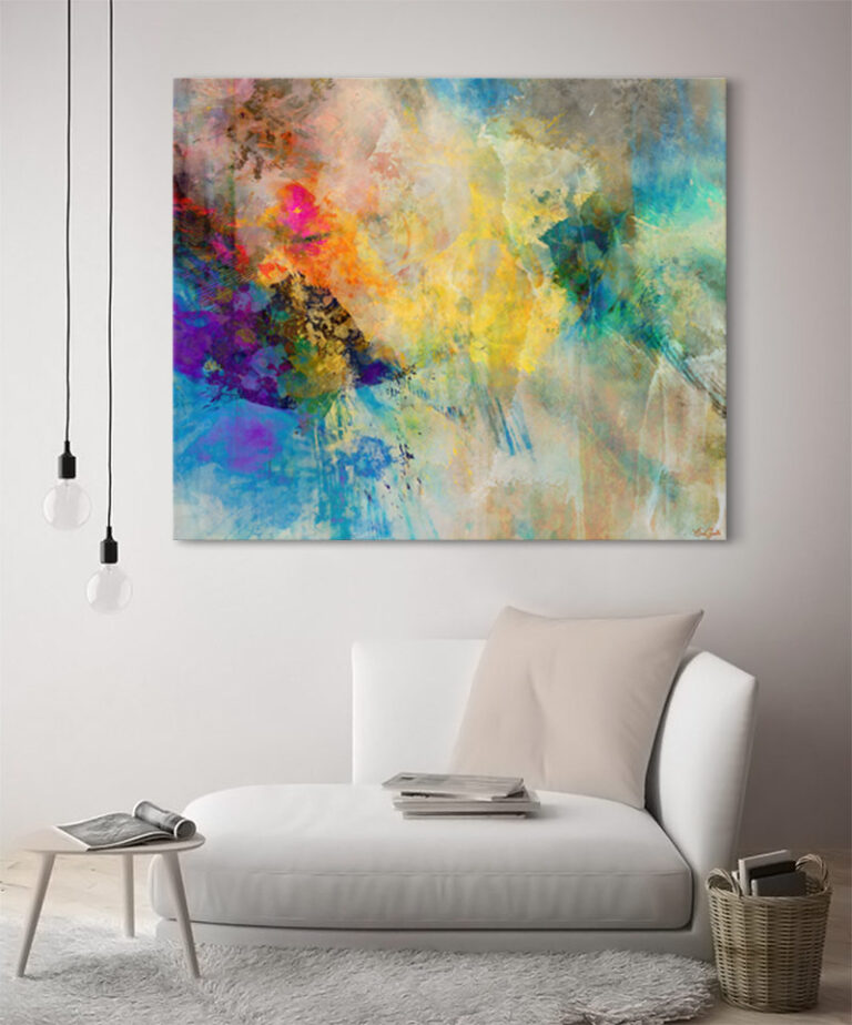 Balloon Ride - Large Abstract Art – Modern Wall Art