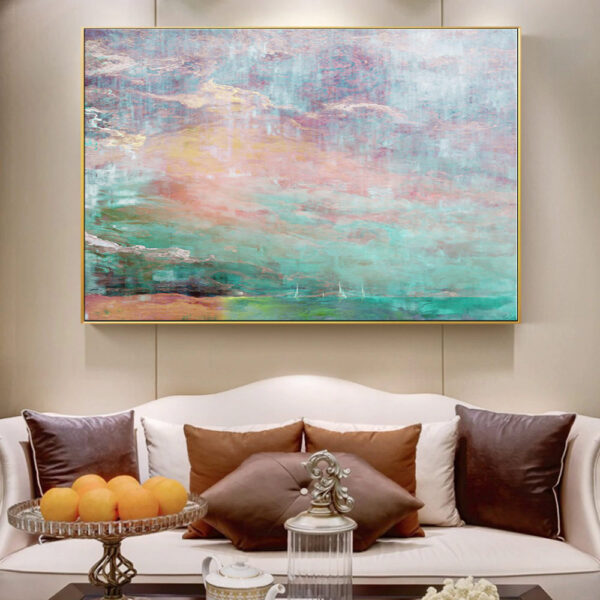 Large Canvas Wall Art Abstract Painting For Sale