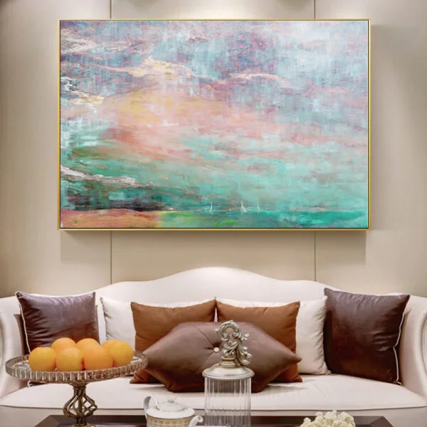 Large Canvas Wall Art Abstract Painting For Sale