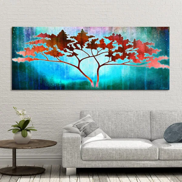 Abstract Landscape Large Canvas Art Abstract Painting Interior Setting Wall Art