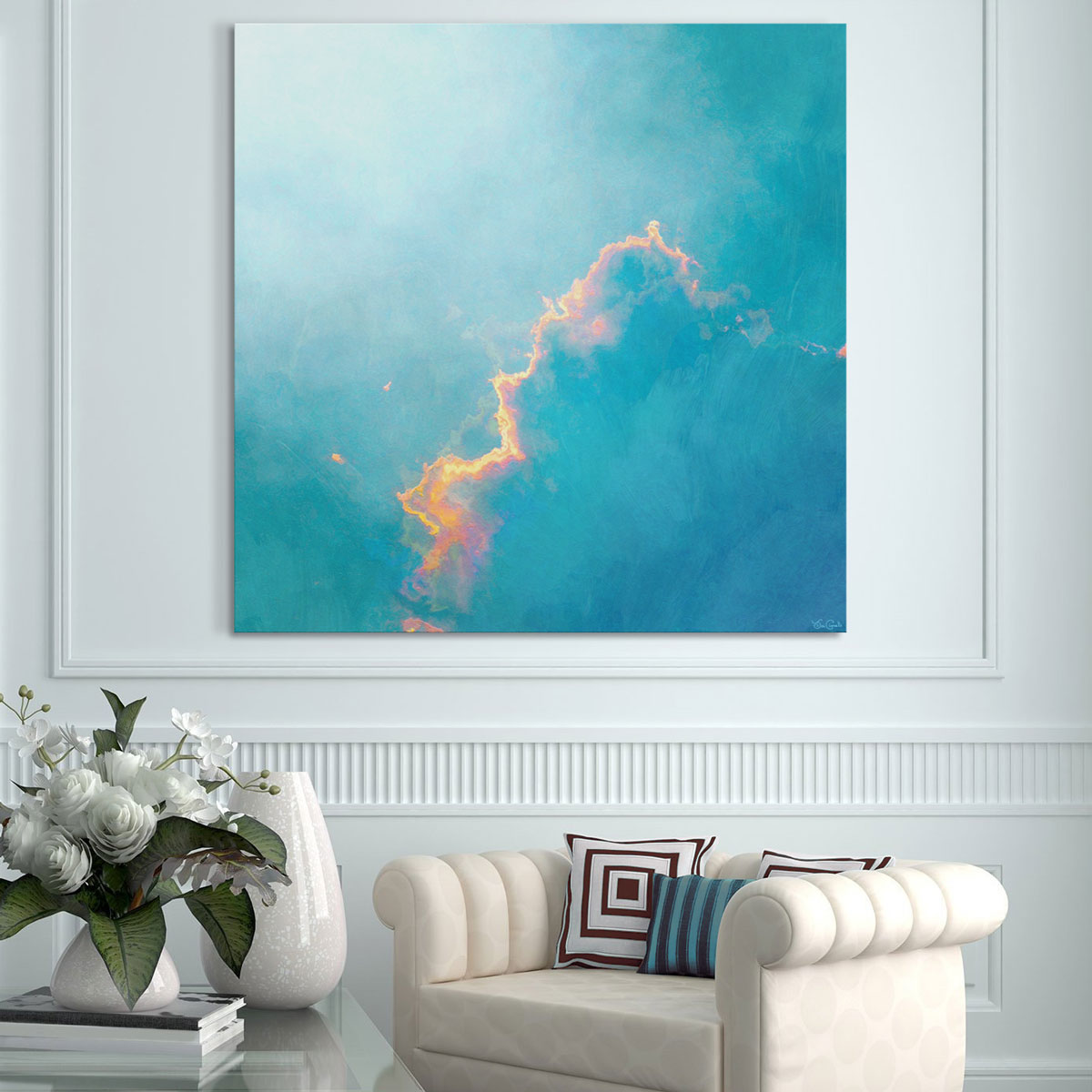 Large Canvas Wall Art Abstract Landscape Painting For Sale