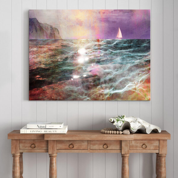 Large Canvas Wall Art Abstract Seascape Painting For Sale