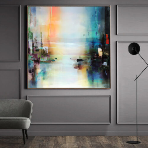 Abstract Landscape Painting For Sale - Large Abstract Canvas Art