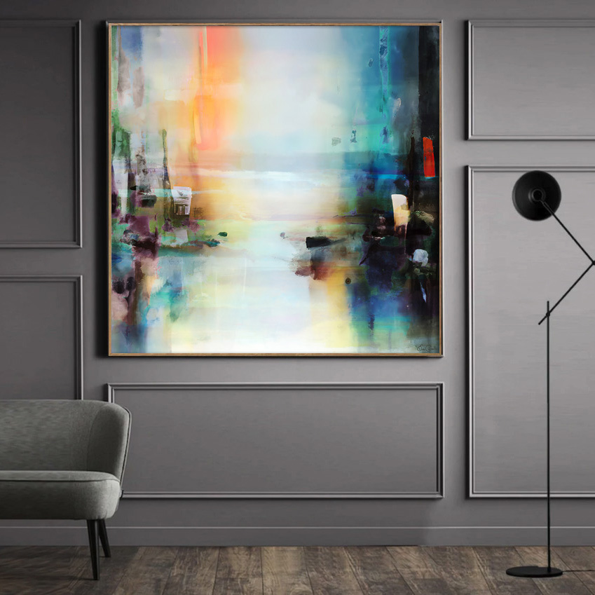 Large Abstract Art Painting - Oversized Big Abstract Art For Sale