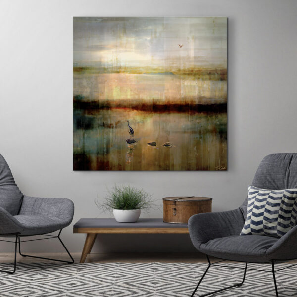 Large Abstract Seascape Painting Wall Art - Large Abstract Art For Sale