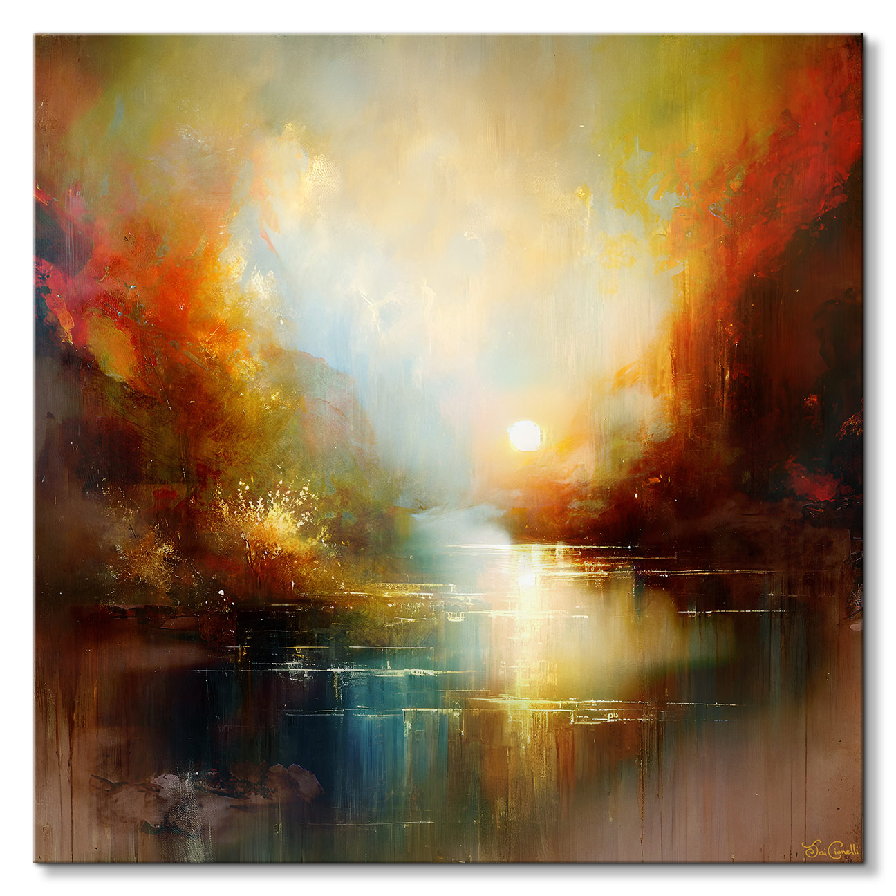 Frameless Canvas Wall Art - Breath Of Autumn
