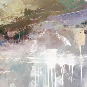 Detail Image - Large Abstract Wall Art - Spring Mist