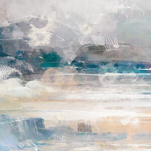 Detail Image - Large Abstract Wall Art - Spring Mist