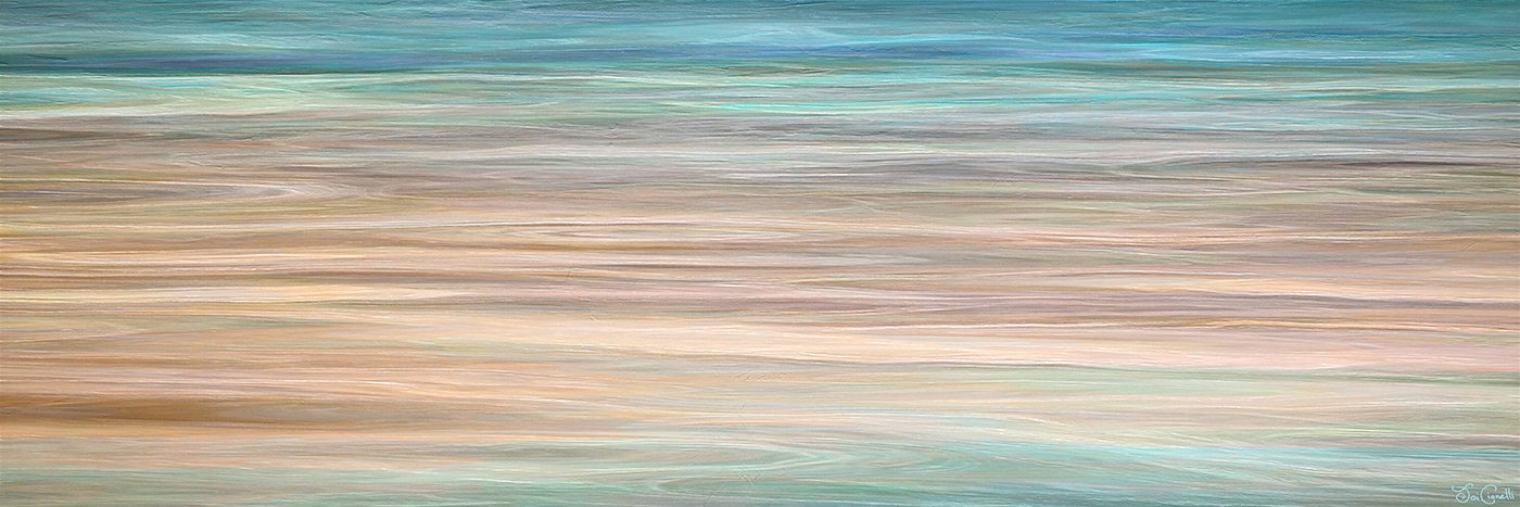 Contemporary abstract art wall art seascape painting Absolving Sands